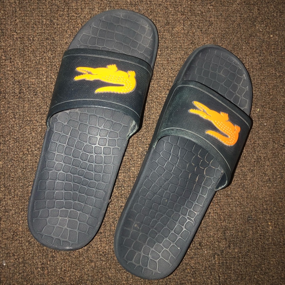 Lacoste slides size 9